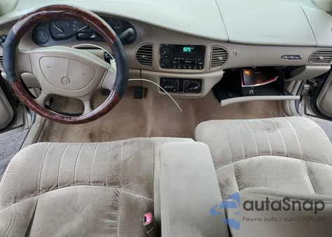 2000 Buick Century Custom from USA, damaged, VIN 2G4WS52J2Y1208108